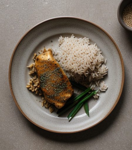 Savory Chicken & Rice in a Lotus Leaf recipe image