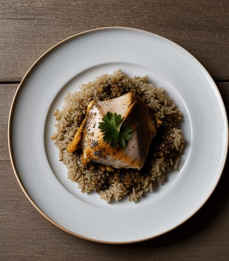 Savory Chicken & Rice in a Lotus Leaf (China recipe image