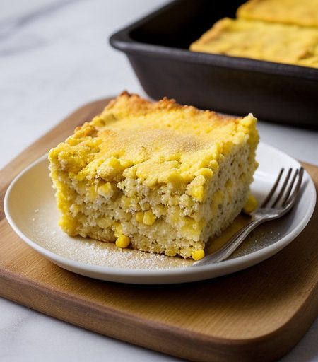 Savory Corn Bread Pudding recipe image