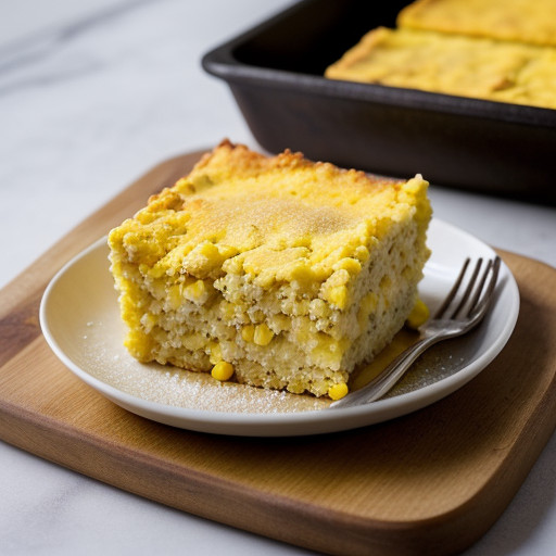 Savory Corn Bread Pudding recipe image