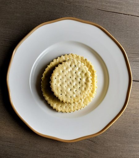 Savory Corn Meal Wafers recipe image