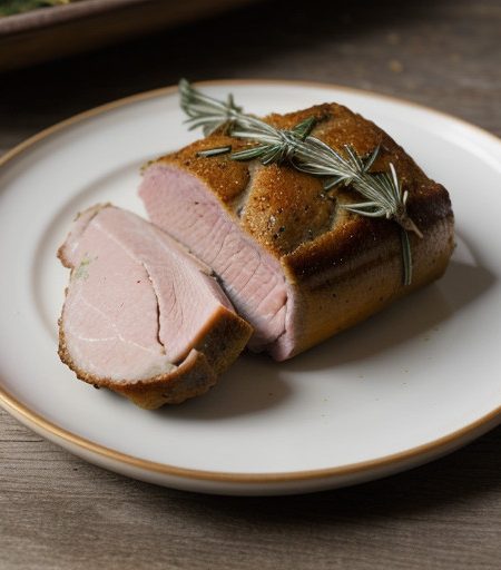 Savory Fresh Ham Roast recipe image
