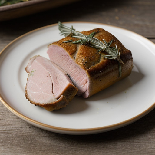 Savory Fresh Ham Roast recipe image