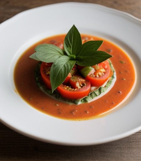 Savory Gaspacho (Aicr recipe image