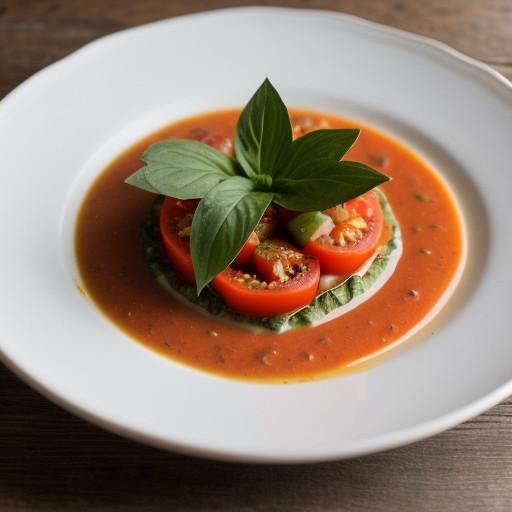 Savory Gaspacho (Aicr recipe image