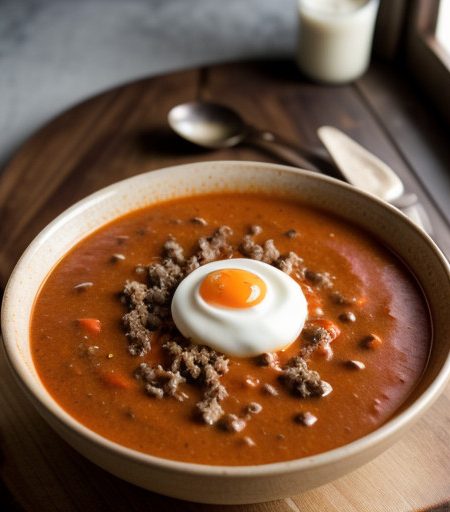 Savory Hamburger Soup recipe image