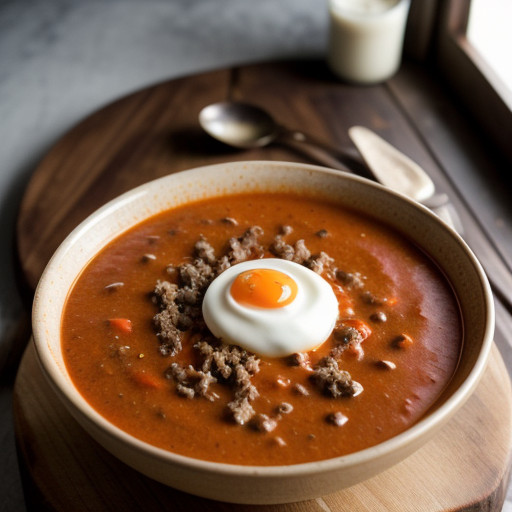 Savory Hamburger Soup recipe image