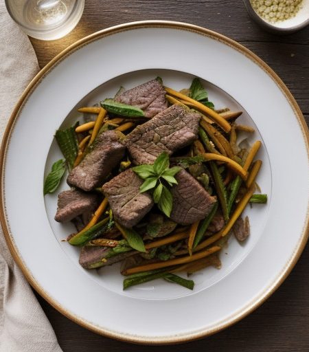 Savory Lamb Stir-Fry recipe image