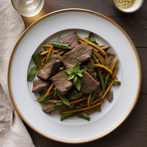 Savory Lamb Stir-Fry recipe image