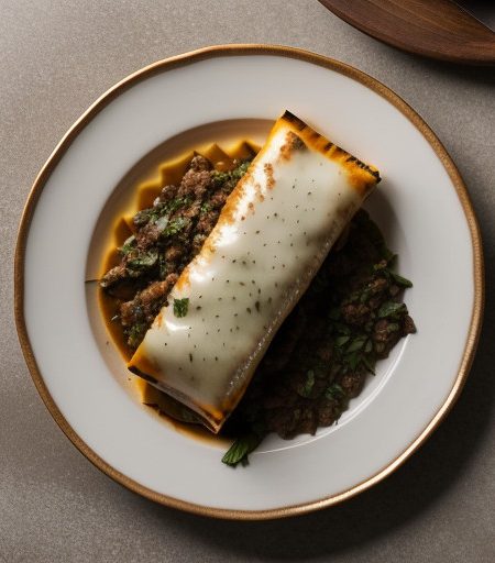 Savory Meat Filled Manicotti recipe image