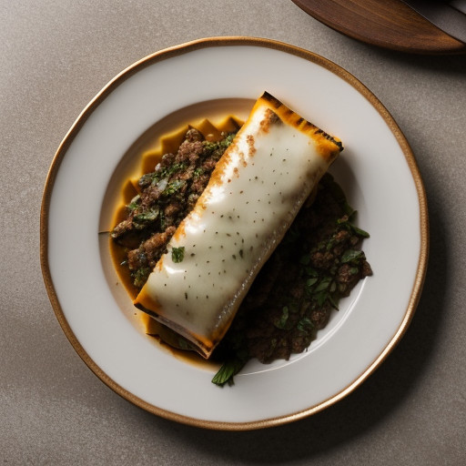 Savory Meat Filled Manicotti recipe image