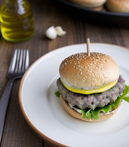 Savory Mushroom Hamburgers recipe image