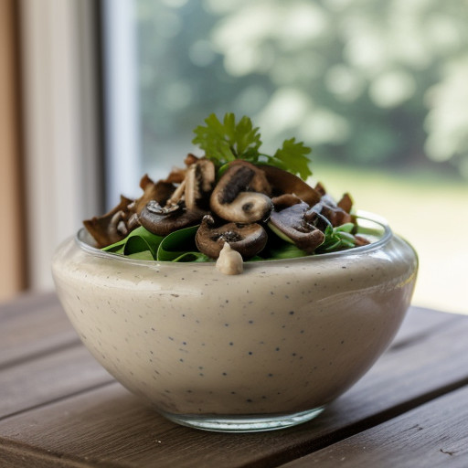 Savory Mushroom Salad Dressing recipe image