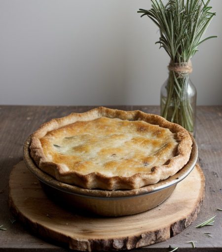 Savory Nut Pie With Potato Crust recipe image