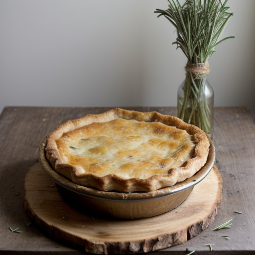 Savory Nut Pie With Potato Crust recipe image