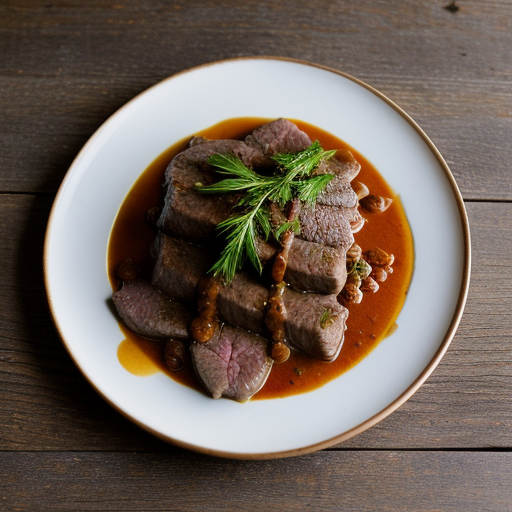 Savory Pepper Steak recipe image