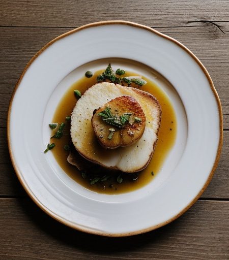Savory Scallops on Toast recipe image