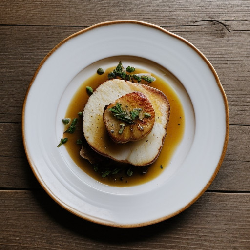 Savory Scallops on Toast recipe image