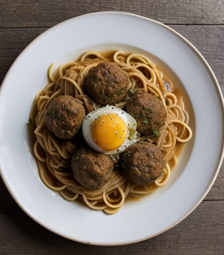 Savory Spaghetti & Meatballs recipe image