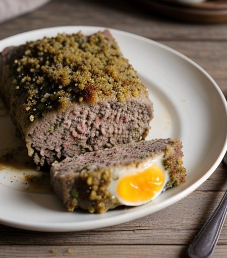 Savory Stuffed Meat Loaf recipe image