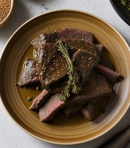 Savory Thyme & Pepper Beef Tip Roast recipe image