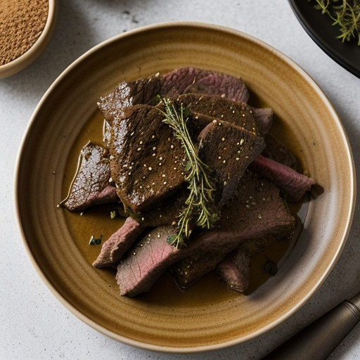 Savory Thyme & Pepper Beef Tip Roast recipe image