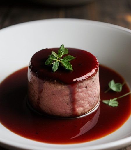 Savoury Tenderloin With Red Currant Sauce recipe image