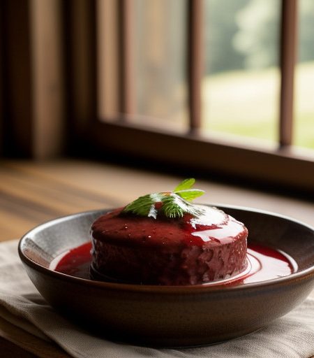 Savoury Tenderloin With Red Currant Sauce recipe image