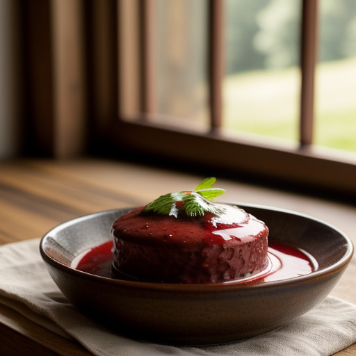 Savoury Tenderloin With Red Currant Sauce recipe image