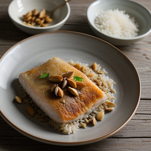 Sayadiah ( Fish With Nuts and Rice recipe image