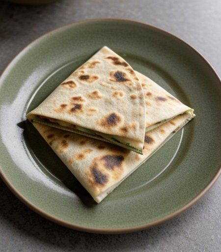 Scallion Quesadillas recipe image
