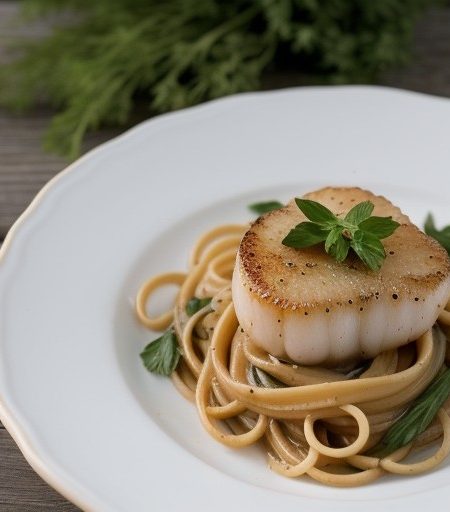 Scallop and Pasta Toss (6 PTS recipe image