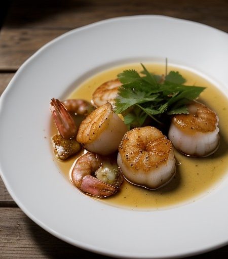 Scallop and Prawn Sauce recipe image
