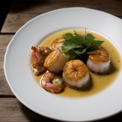 Scallop and Prawn Sauce recipe image
