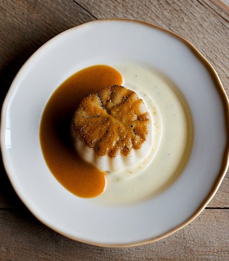 Scallop-and-Vegetable Newburg *Jb recipe image