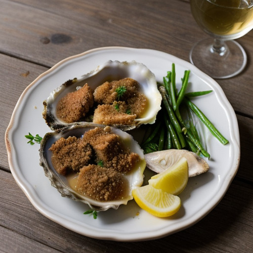 Scalloped Oysters and Chicken recipe image