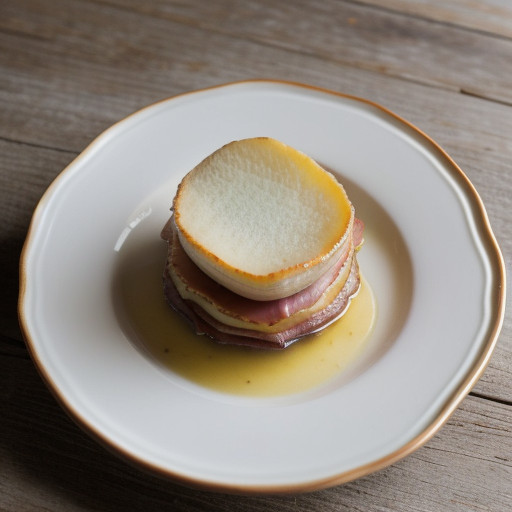 Scalloped Potatoes With Smoked Ham recipe image