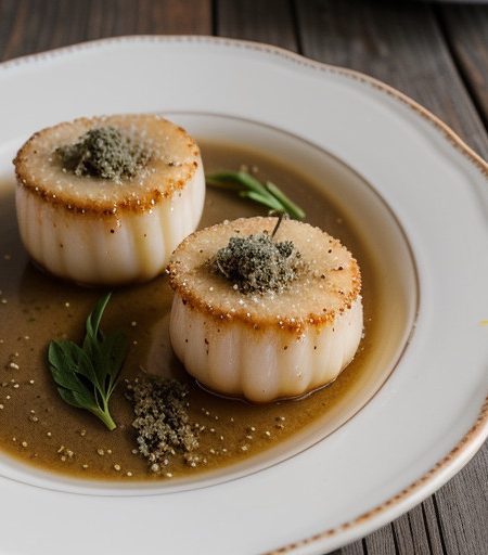Scallops Ageganata *** (Chpj57 B - recipe image