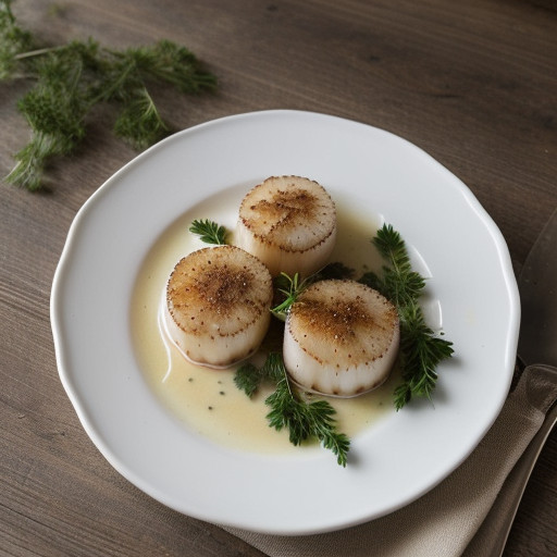 Scallops Ageganata recipe image