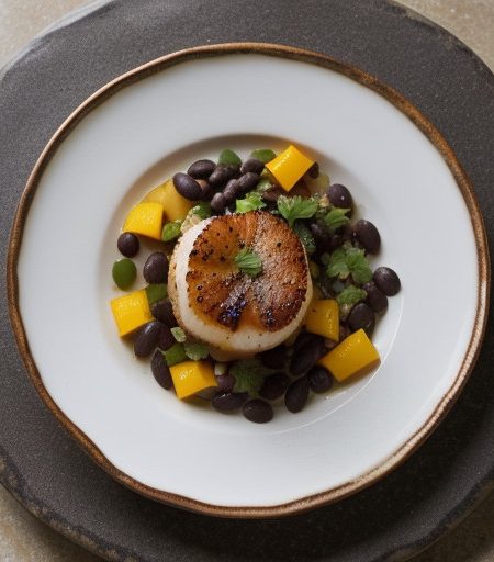 Scallops & Black Beans recipe image