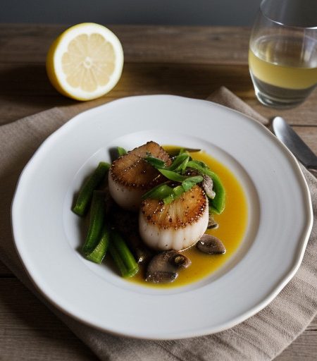 Scallops Fenton recipe image