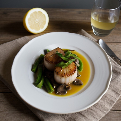 Scallops Fenton recipe image