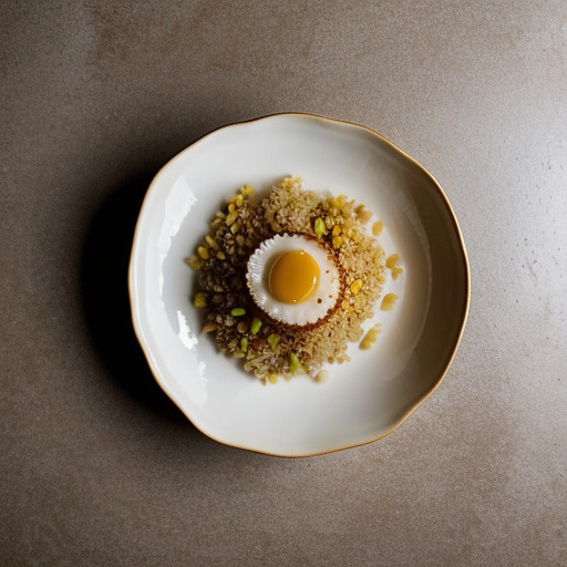 Scallops~ Grapefruit & Fried Rice recipe image
