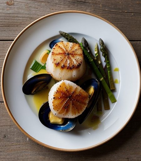 Scallops & Mussels~ Vinaigrette recipe image