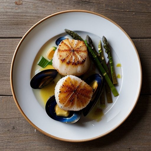 Scallops & Mussels~ Vinaigrette recipe image