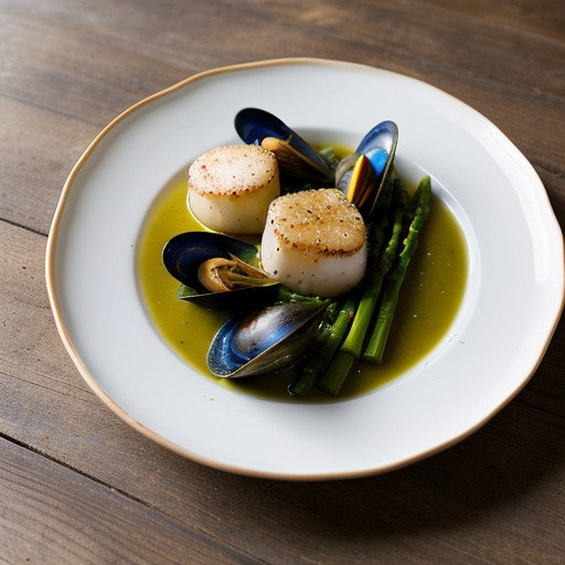 Scallops & Mussels~vinaigrette/1 I02 recipe image