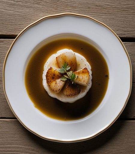 Scallops Venetian-Style (Cape Sante Alla Vene recipe image