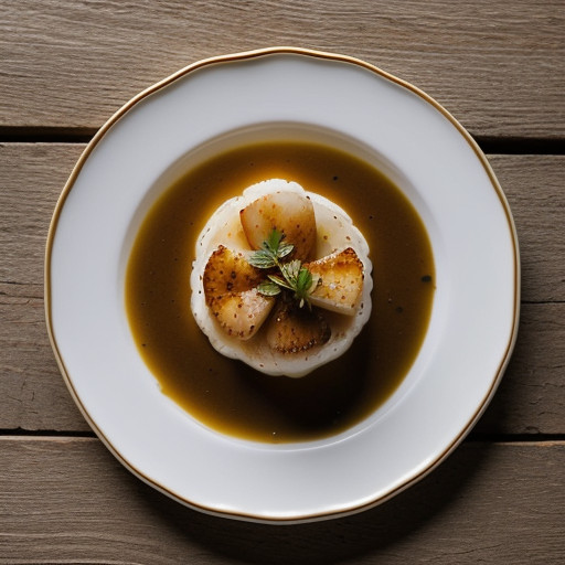 Scallops Venetian-Style (Cape Sante Alla Vene recipe image