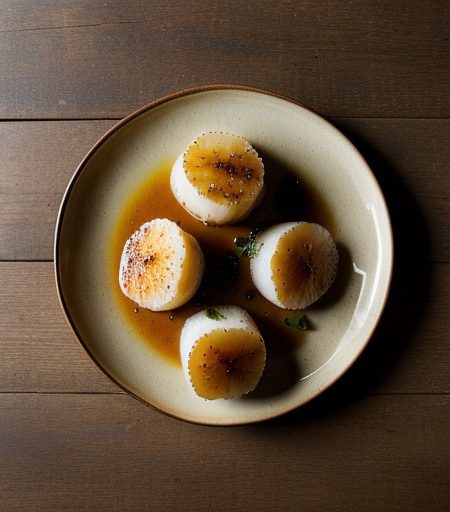 Scallops With Fresh Pineapple (Hh recipe image