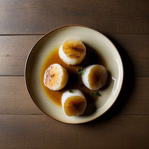 Scallops With Fresh Pineapple (Hh recipe image
